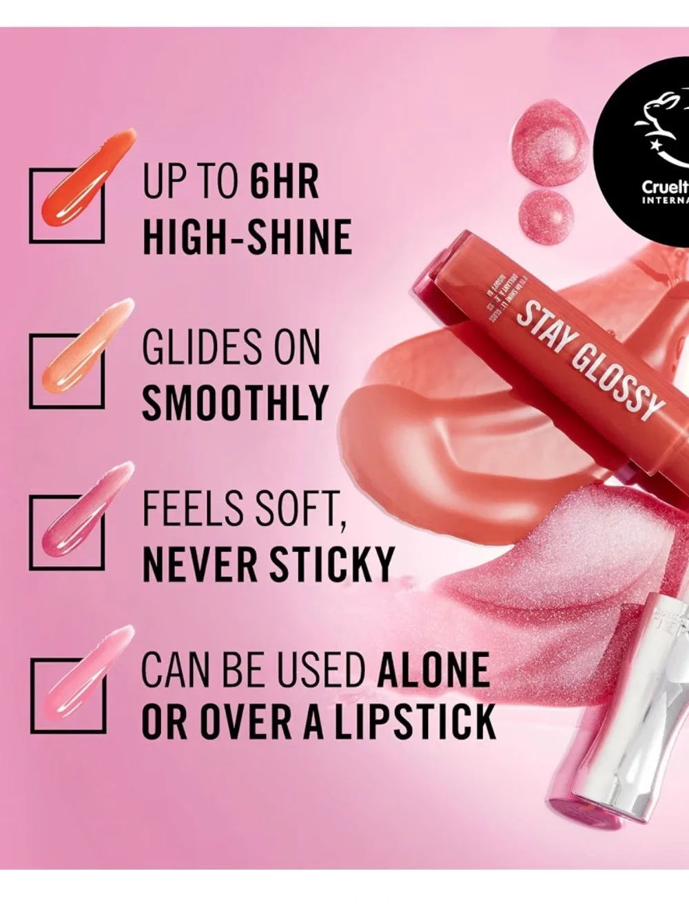 Rimmel London Glossy Lip Shine - Berry Pink